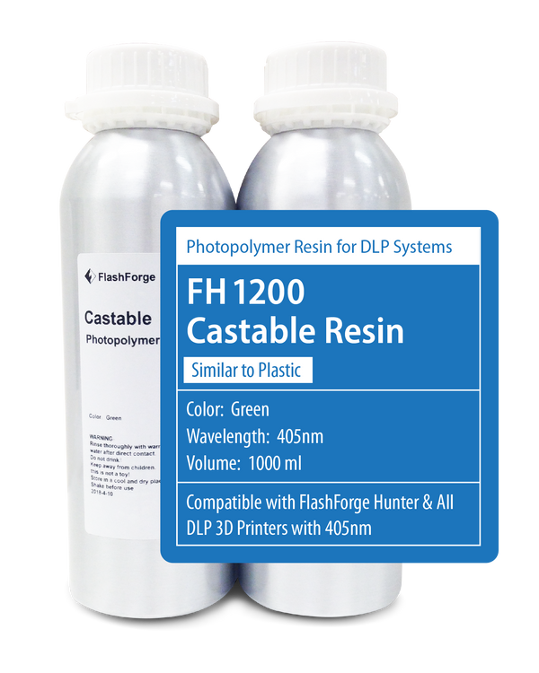 FlashForge Castable Wax Resin 1 Liter - Standard