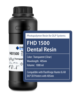 FlashForge FHD 1500 Dental Resin 1 Liter - Transparent (Clear)