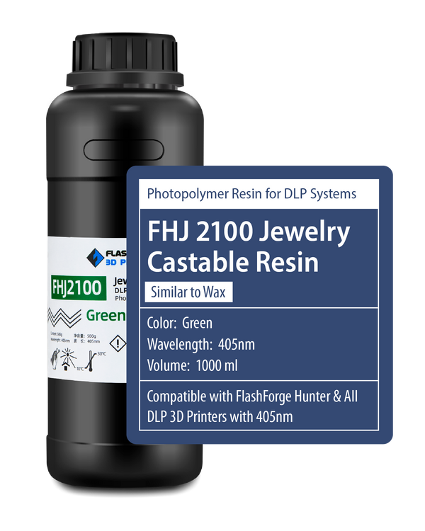 Flashforge FHJ 2100 Resin 1 Liter - Wax Resin